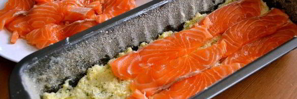 рисовая запеканка с лососем