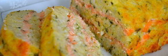 рисовая запеканка с лососем