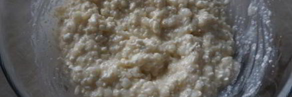 рисовая запеканка с творогом и яблоком