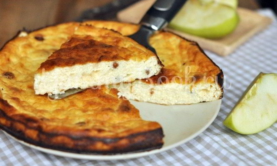 Рецепт творожной запеканки без муки и сахара