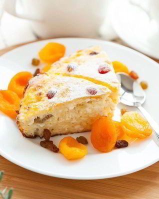 Творожная запеканка без яиц