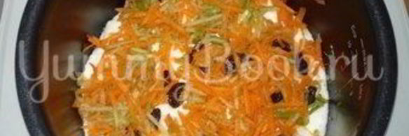 творожная запеканка с начинкой из мультиварки