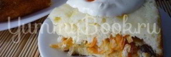 творожная запеканка с начинкой из мультиварки