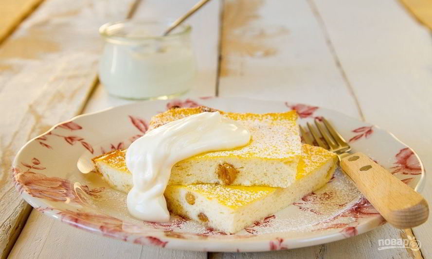 Рецепт творожно-манной запеканка