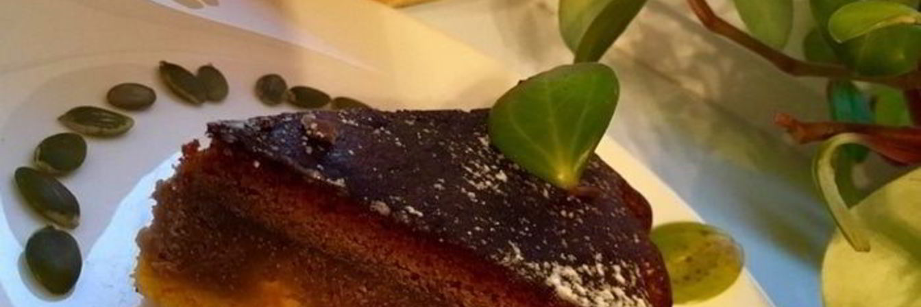 Тыквенно-шоколадная запеканка