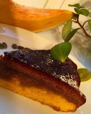 Тыквенно-шоколадная запеканка