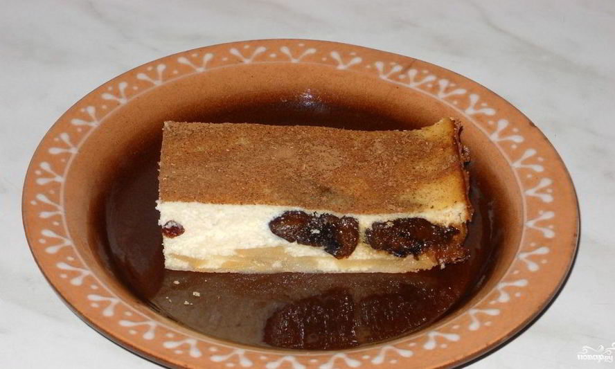 Рецепт вегетарианской запеканки из творога