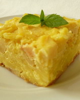 Яблочный лапшевник