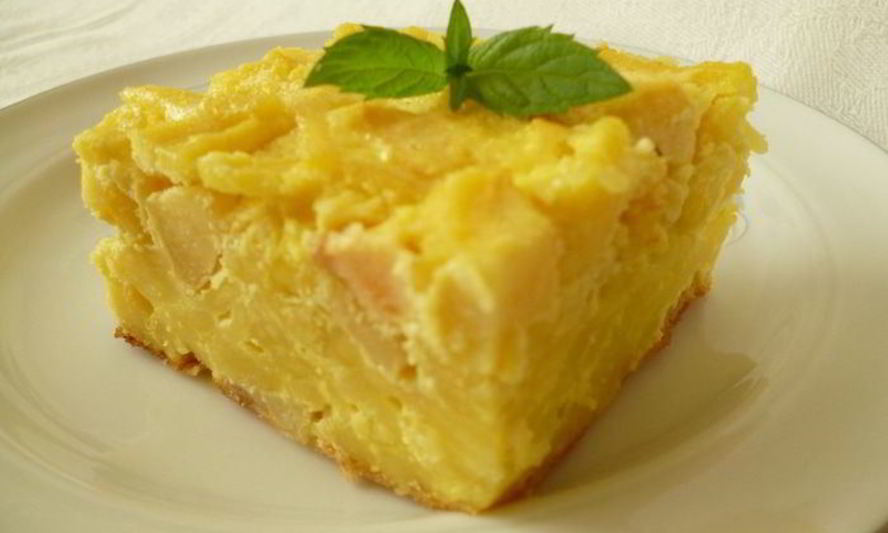 Рецепт яблочного лапшевника