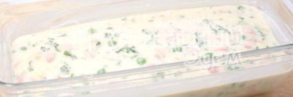 яичная запеканка с овощами и ветчиной