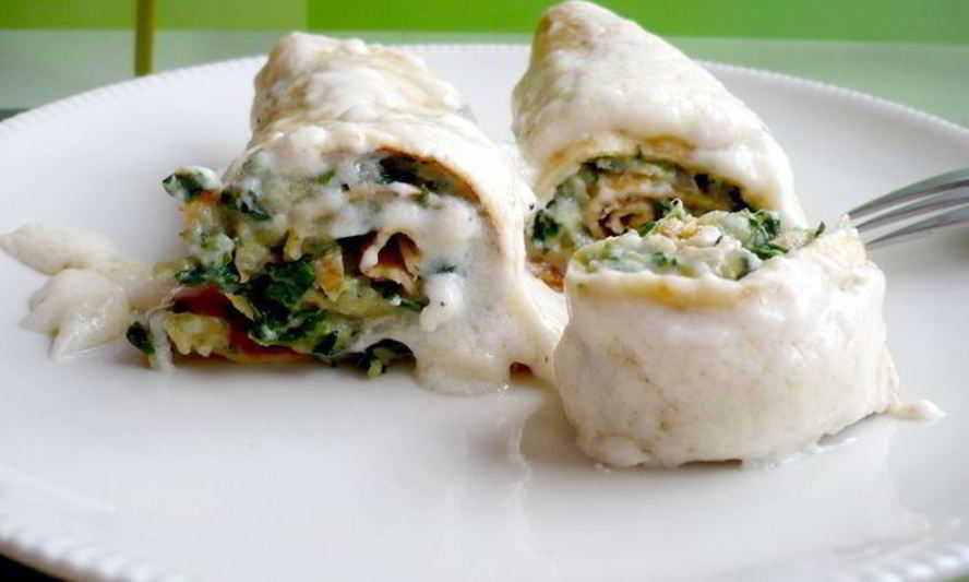 Рецепт запеканки истина в блине