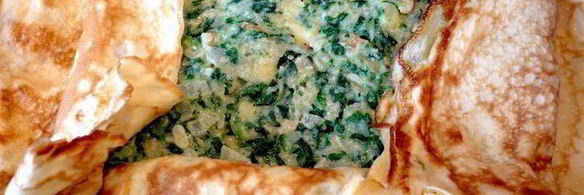 запеканка истина в блине