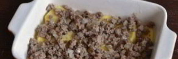 запеканка из фарша и картошки