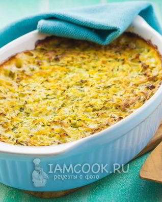 Запеканка из кабачков и картофеля в духовке
