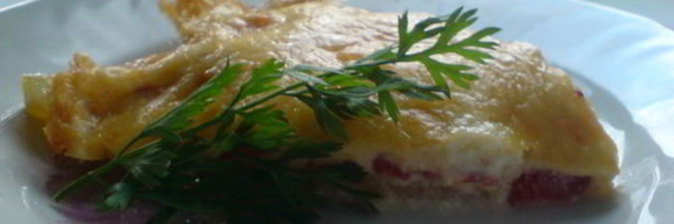 Запеканка из кабачков и помидоров