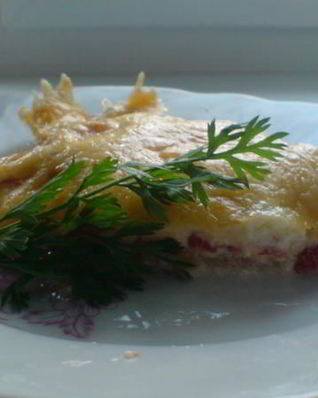 Запеканка из кабачков и помидоров