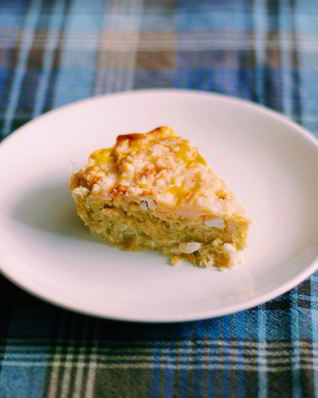 Запеканка из кабачков с фетой и чесноком