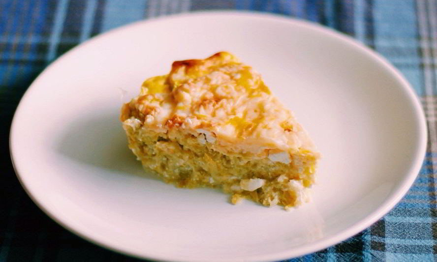 Рецепт запеканки из кабачков с фетой и чесноком