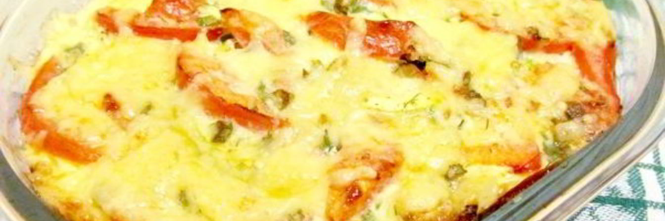 Запеканка из кабачков с сыром