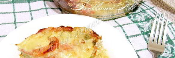 запеканка из кабачков с сыром