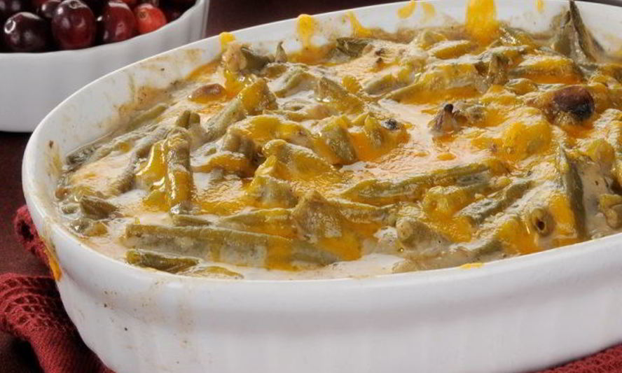 Рецепт запеканки из кабачков с зеленой фасолью