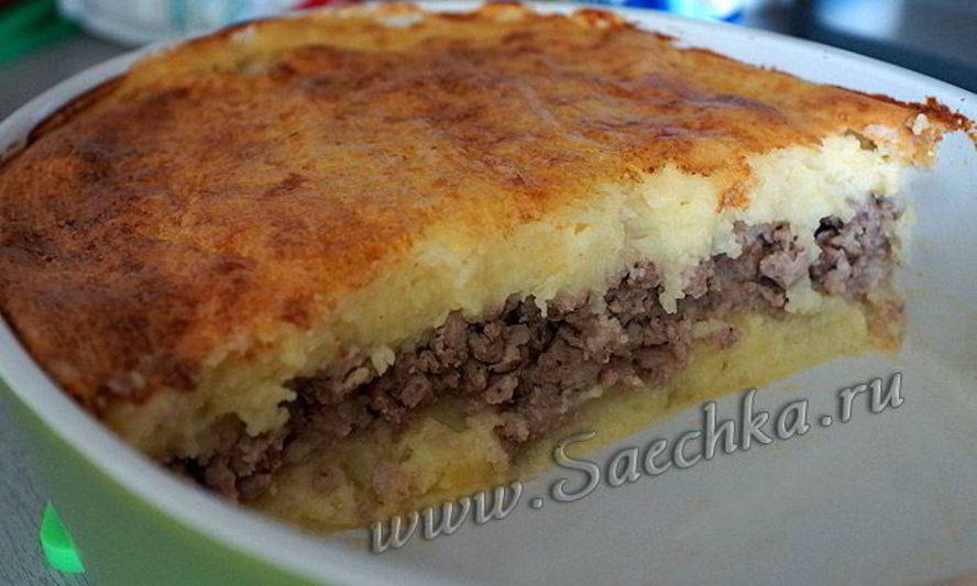 Рецепт запеканки из картофеля с мясом