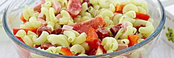 запеканка из макарон с колбасой