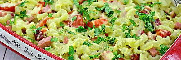 запеканка из макарон с колбасой