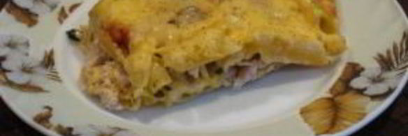 запеканка из макарон с курицей