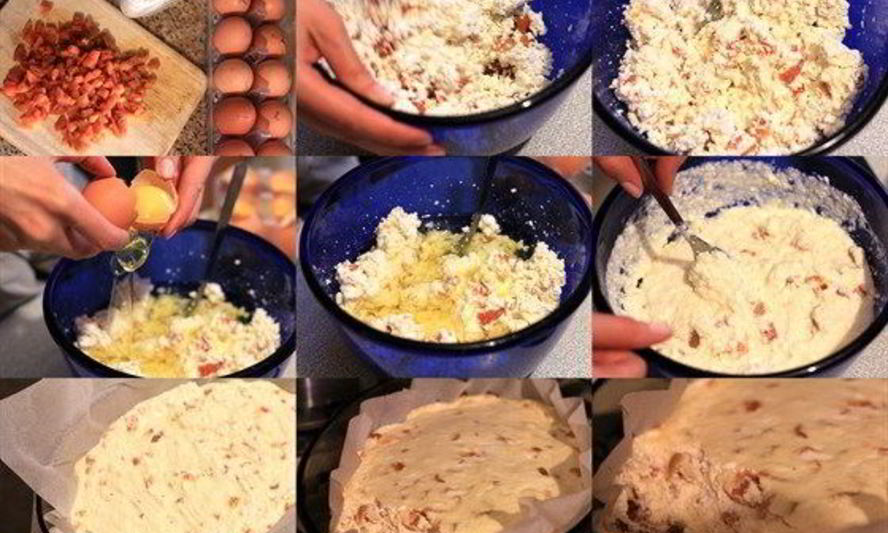 Рецепт запеканки из обезжиренного творога с курагой