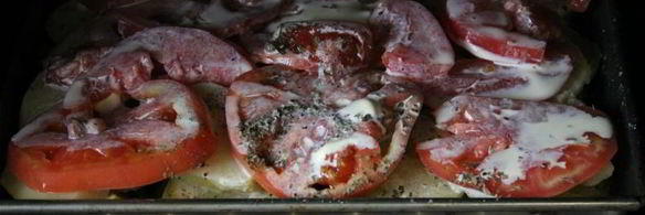 запеканка из овощей со свининой