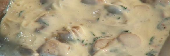 запеканка из перловки с грибами