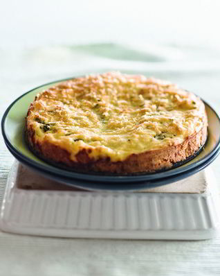 Запеканка из шпината и творога