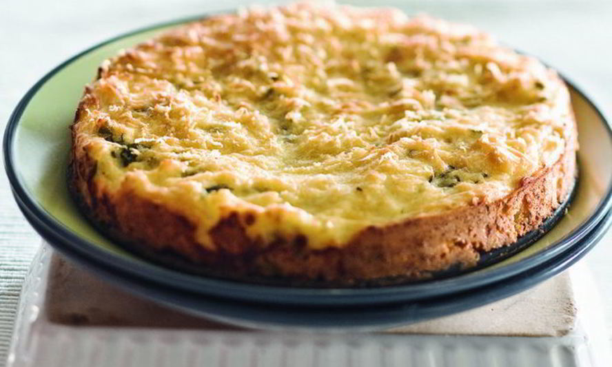 Рецепт запеканки из шпината и творога