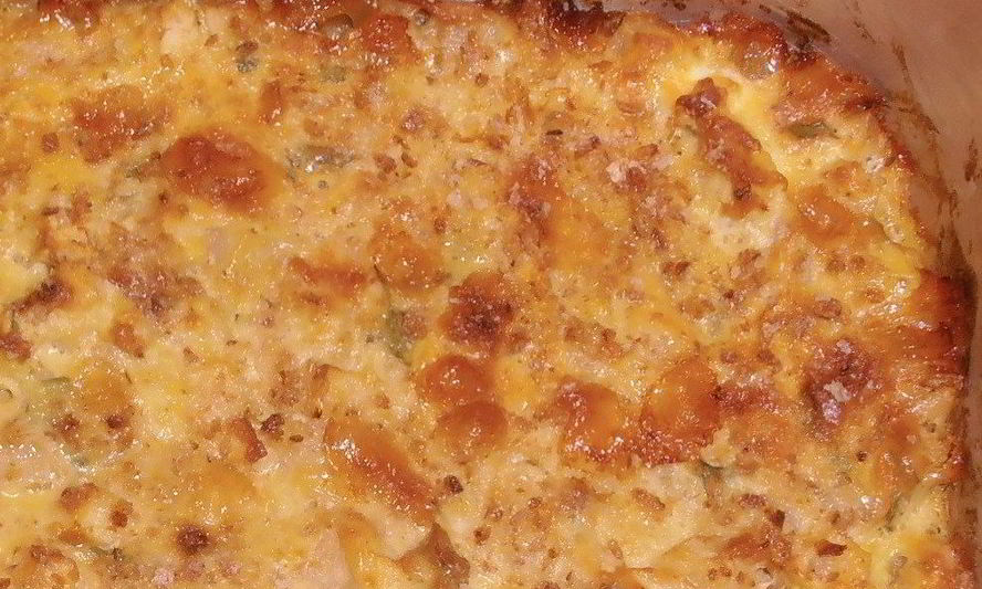 Рецепт запеканки из сыра, яблока и груши