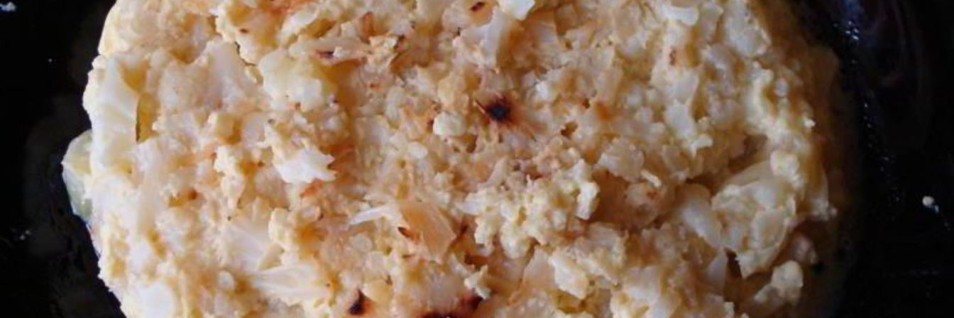 Запеканка из цветной капусты с сыром