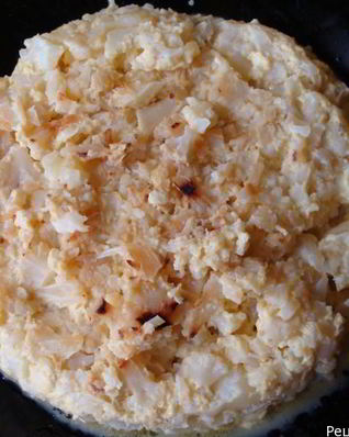 Запеканка из цветной капусты с сыром