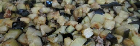 запеканка с фаршем и баклажанами