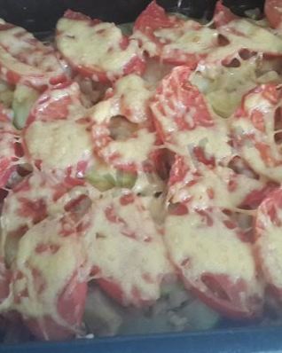 Запеканка с кабачками