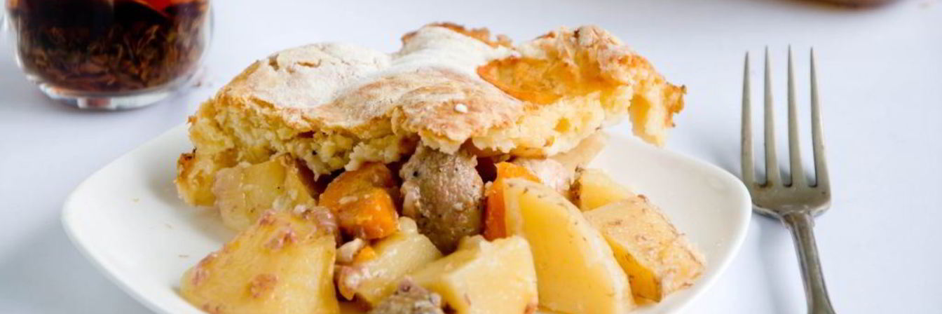 Запеканка с мясом