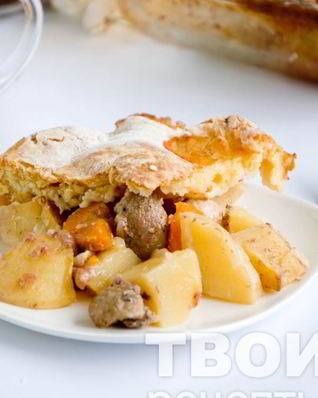 Запеканка с мясом