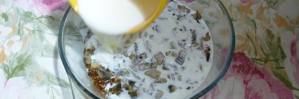 запеканка с шампиньонами