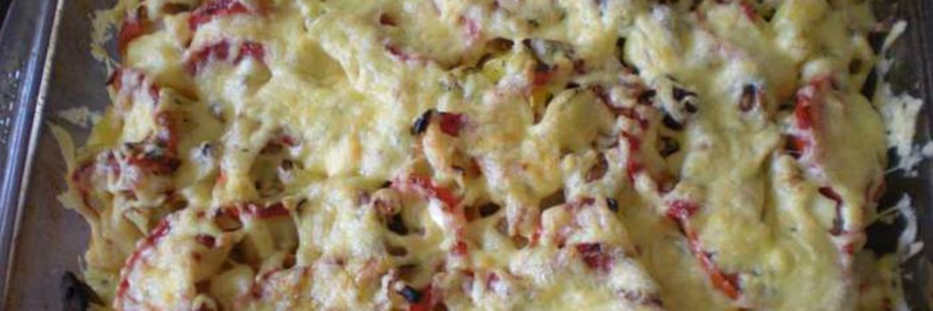 Запеканка с телятиной и сыром