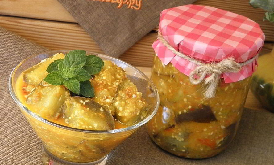 Рецепт баклажанов на зиму без стерилизации