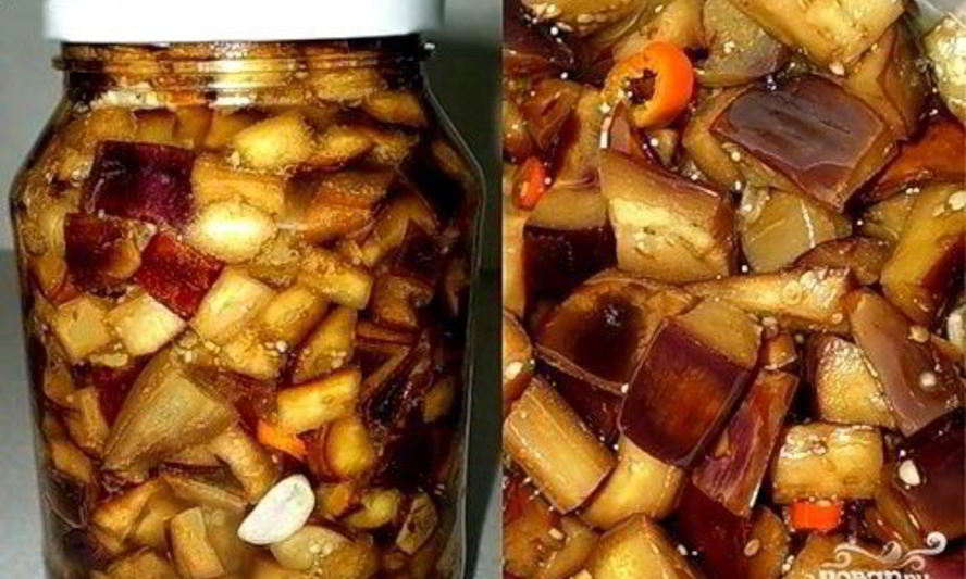 Рецепт баклажанов на зиму