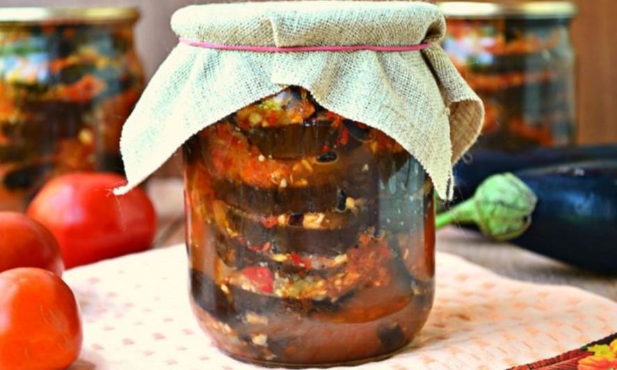 Рецепт баклажанов огонек на зиму