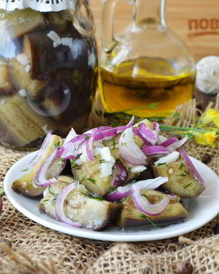 Баклажаны под грибы на зиму