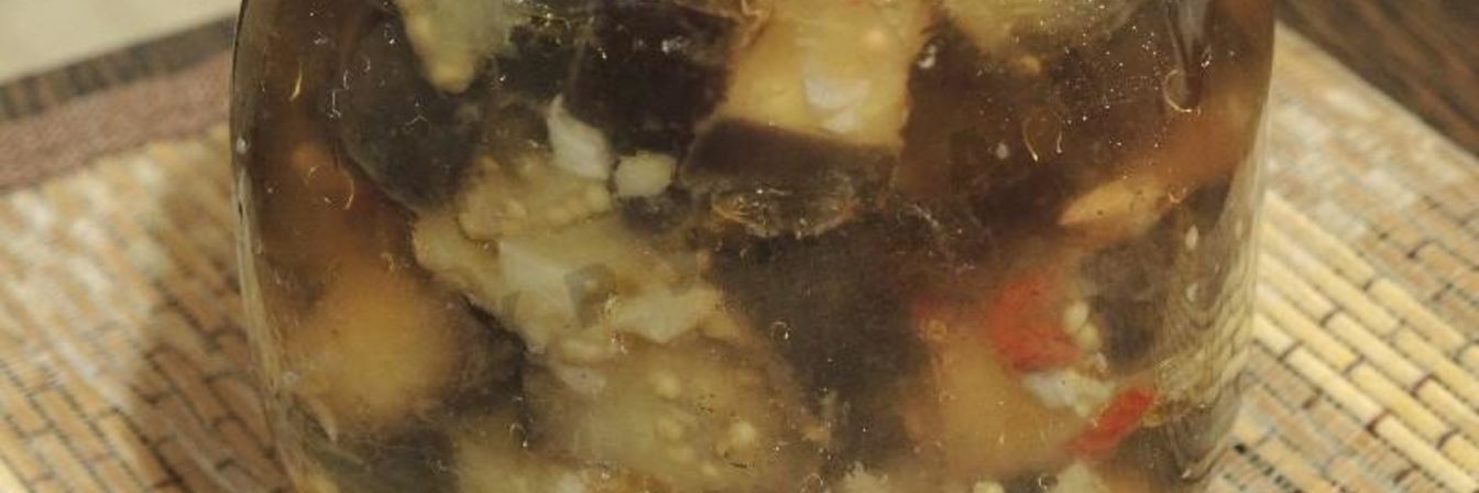 Баклажаны с чесноком