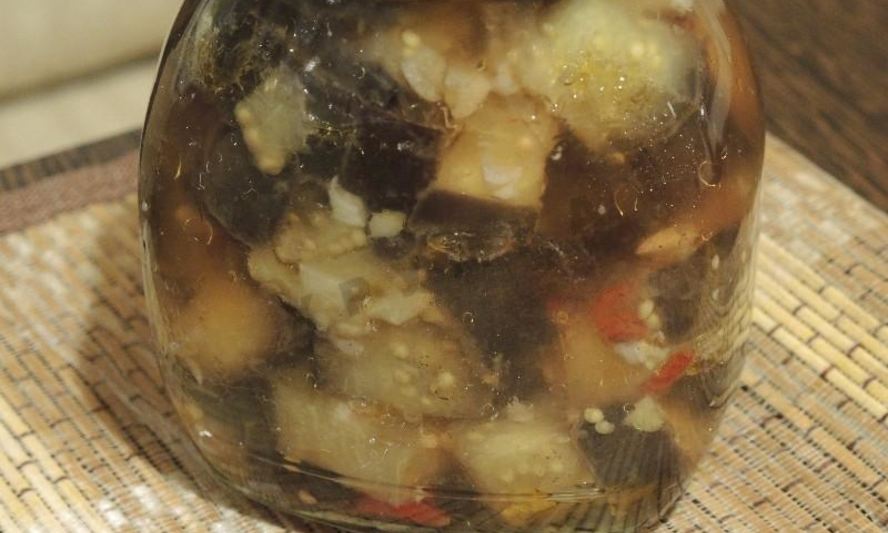 Рецепт баклажанов с чесноком