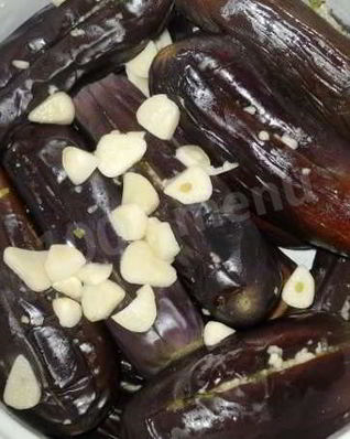 Баклажаны соленые с чесноком на зиму